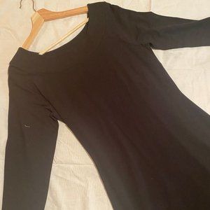 Long Sleeve Black Dress